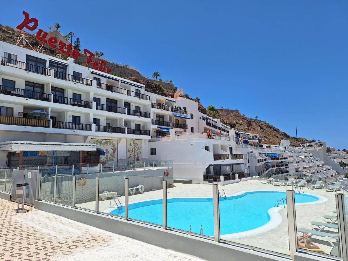 Solaris - Refurbished, Top Floor, Sea Views Puerto Rico  Buitenkant foto